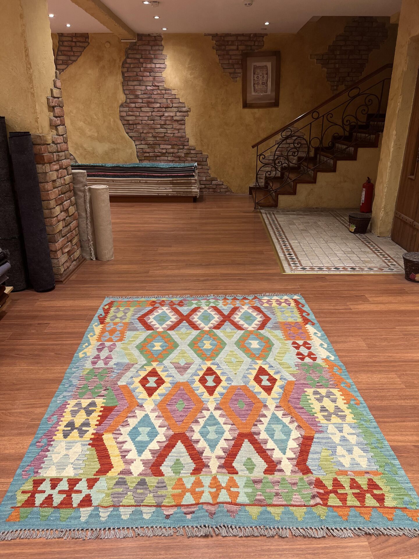 Etnik Kök Boya Kilim