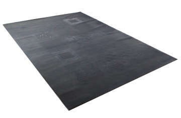 Desen Detayları Bambu İpek Modern Gri Halı 2.00 x 2.90