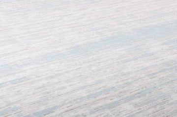 Krem Mavi Renk Geçişli Desensiz Halı