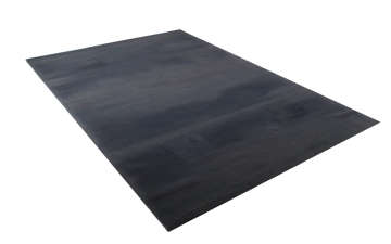 Köşeleri Kare Motifli Gri Renk Modern Halı