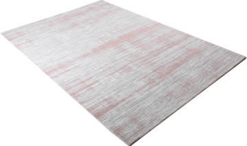 Krem Pembe Renk Geçişli Desensiz Halı 1.65 x 2.30