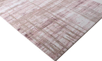 Modern Tarzda Pembe Desenli Halı