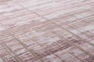 Modern Tarzda Pembe Desenli Halı