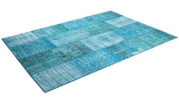Turkuaz Patchwork Halı