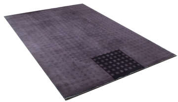 Dark Frame Patterned Carpet