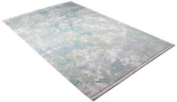 Mavi Bej Desenli Modern Halı 1.60 x 2.30