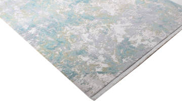 Mavi Bej Desenli Modern Halı 1.60 x 2.30