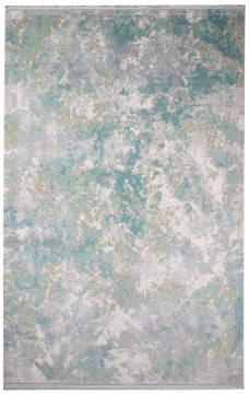 Mavi Bej Desenli Modern Halı 1.60 x 2.30