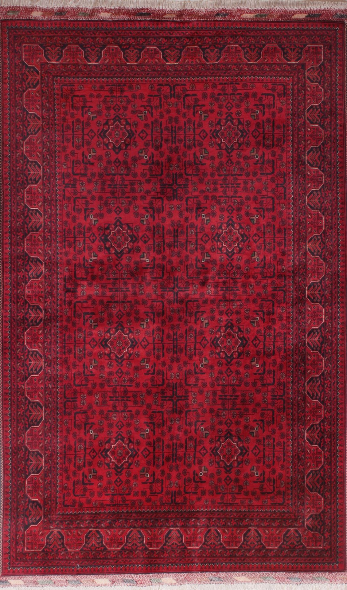 Original Star Pattern Afghan Rug