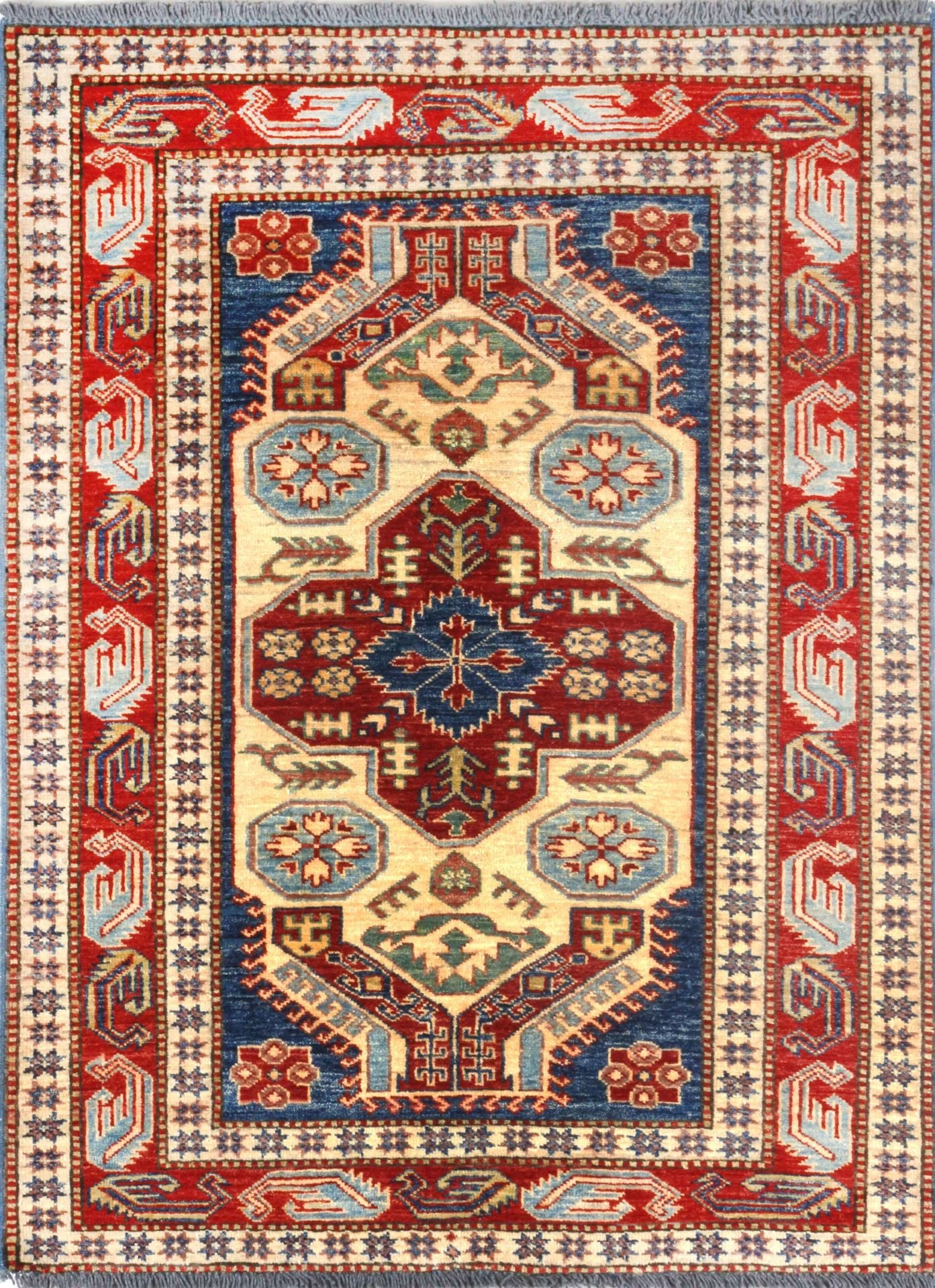 Kazak Desenli El Dokuması Halı