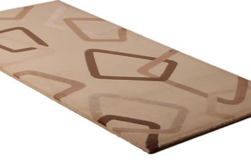 80 150 Kahve Krem Halı 0.80 x 1.50
