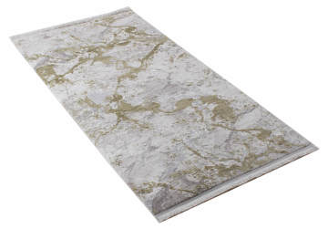 Modern Patterned Light Grey Small Size Carpet