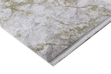 Modern Patterned Light Grey Small Size Carpet