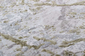 Modern Patterned Light Grey Small Size Carpet