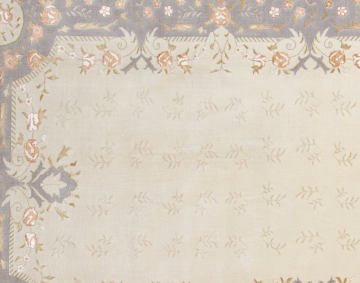 Gri Bordürlü Salon Halısı