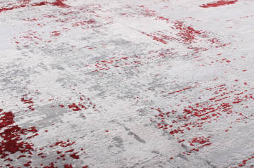 Gri Bordo Renkli Bambu Halı 1.60 x 2.30