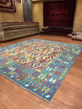 El Dokuması Büyük Boy Kilim