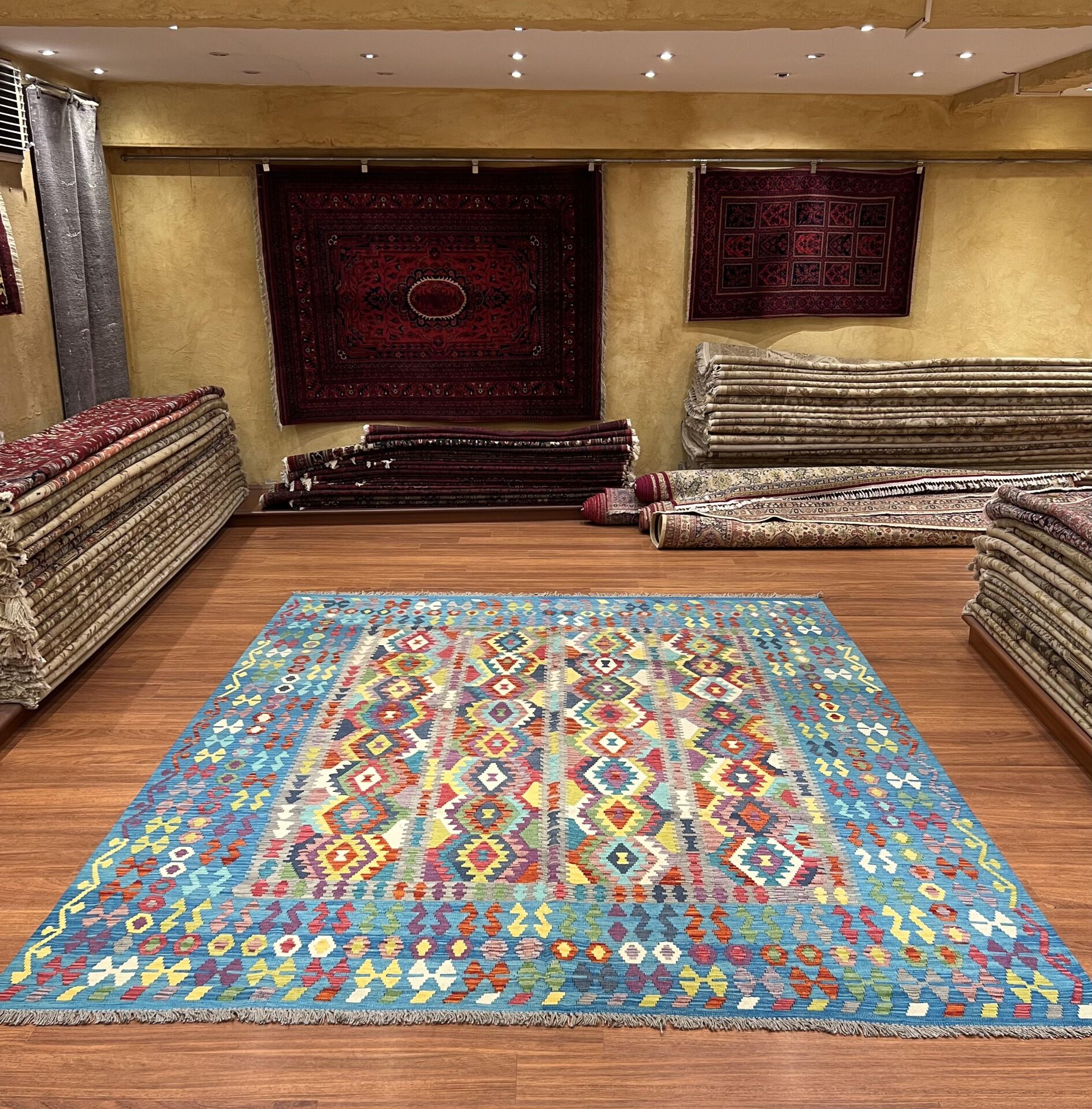 El Dokuması Büyük Boy Kilim