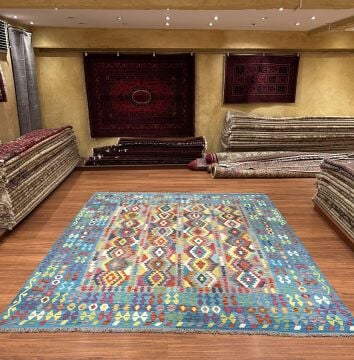 El Dokuması Büyük Boy Kilim