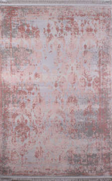 Pembe Desenli Bambu Makine Halısı 1.60 x 2.30