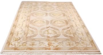 İpek Desenli Damask El Halısı