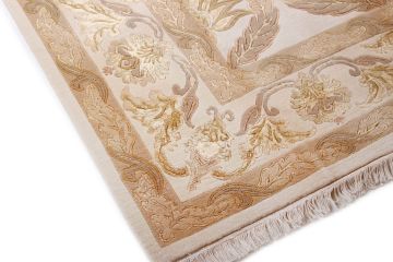 İpek Desenli Damask El Halısı