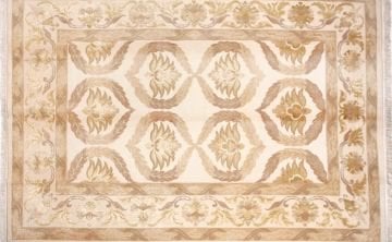 İpek Desenli Damask El Halısı