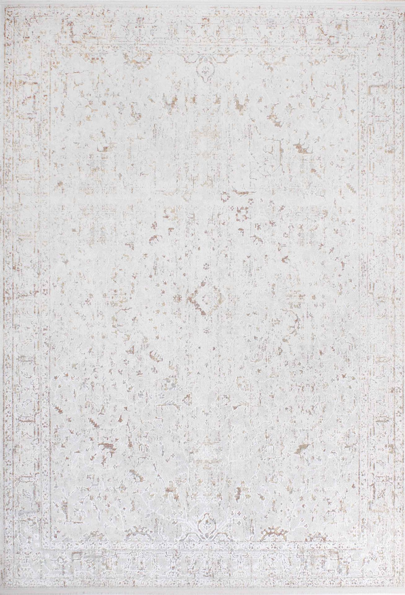 Eskitme Desenli Renkli Halı