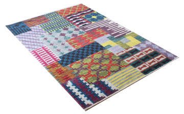 Patchwork Desenli Şönil Kilim