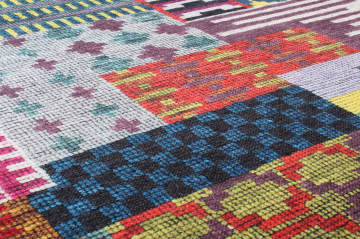 Patchwork Desenli Şönil Kilim