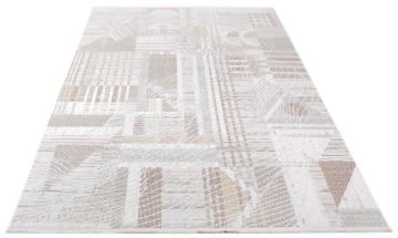 Dalga Desenli Renkli Modern Halı