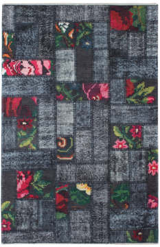 Karabağ Kiliminden Patchwork Yapılmış Desenli Kilim 0.80 x 3.00