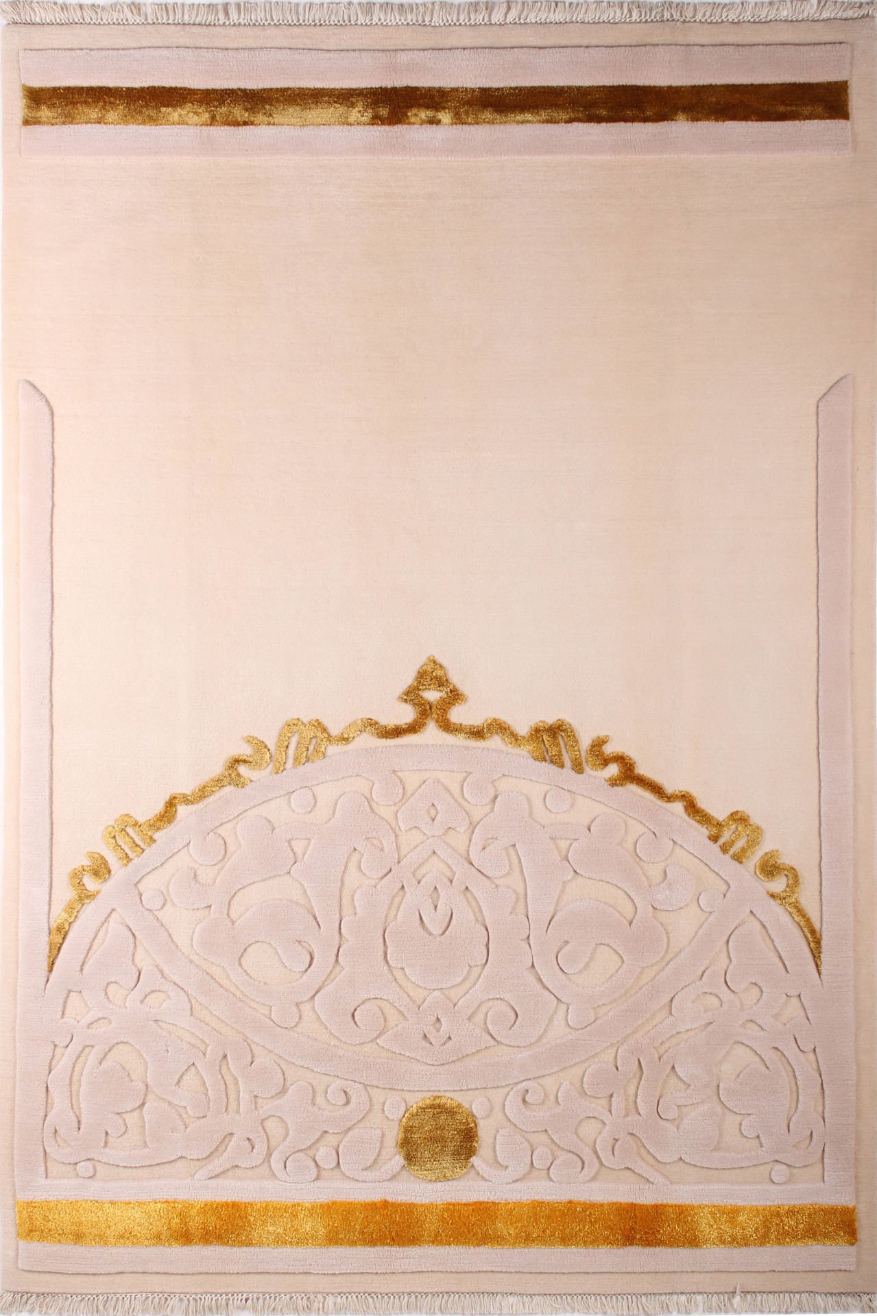 Desenleri Oyma Şık El Dokuma Halı