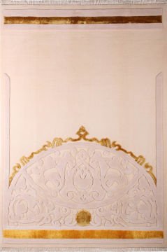 Desenleri Oyma Şık El Dokuma Halı