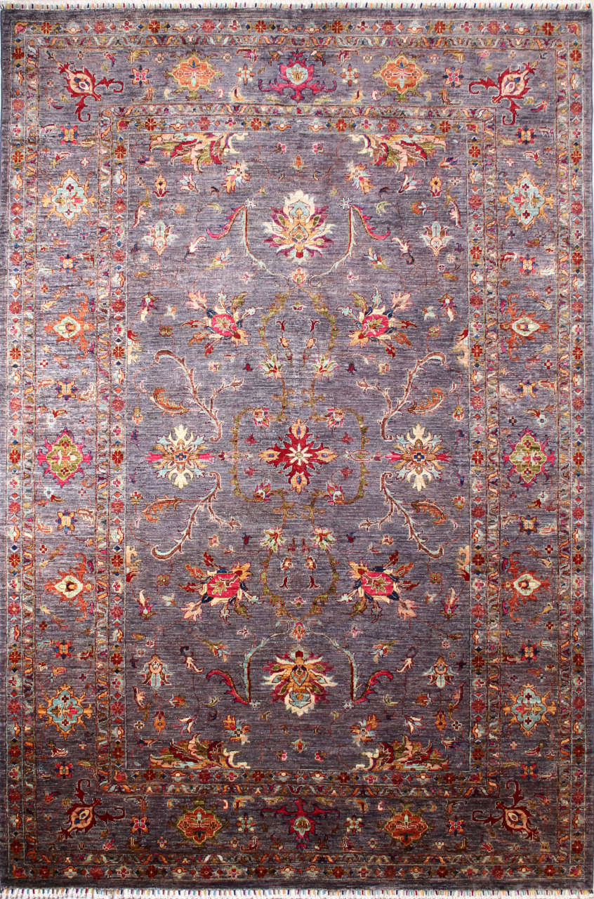 Mavi İri Desenli İran Halisi