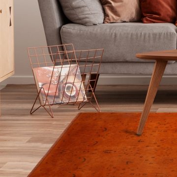 Turuncu Overdye İran Halısı