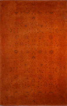 Turuncu Overdye İran Halısı