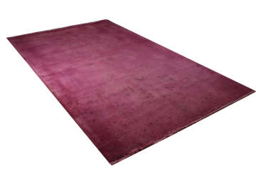 Fuşya Overdye İran Halısı