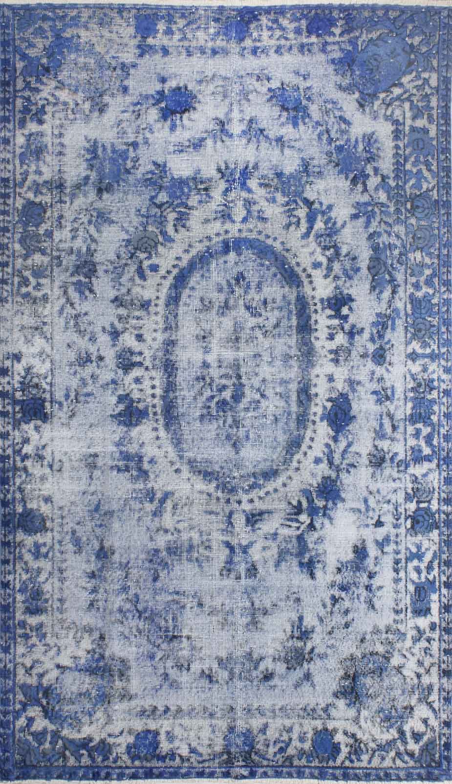 Lacivert Vintage Salon Halısı