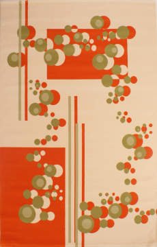 Koyunlu Ekol Boncuk Turuncu Makine Halısı