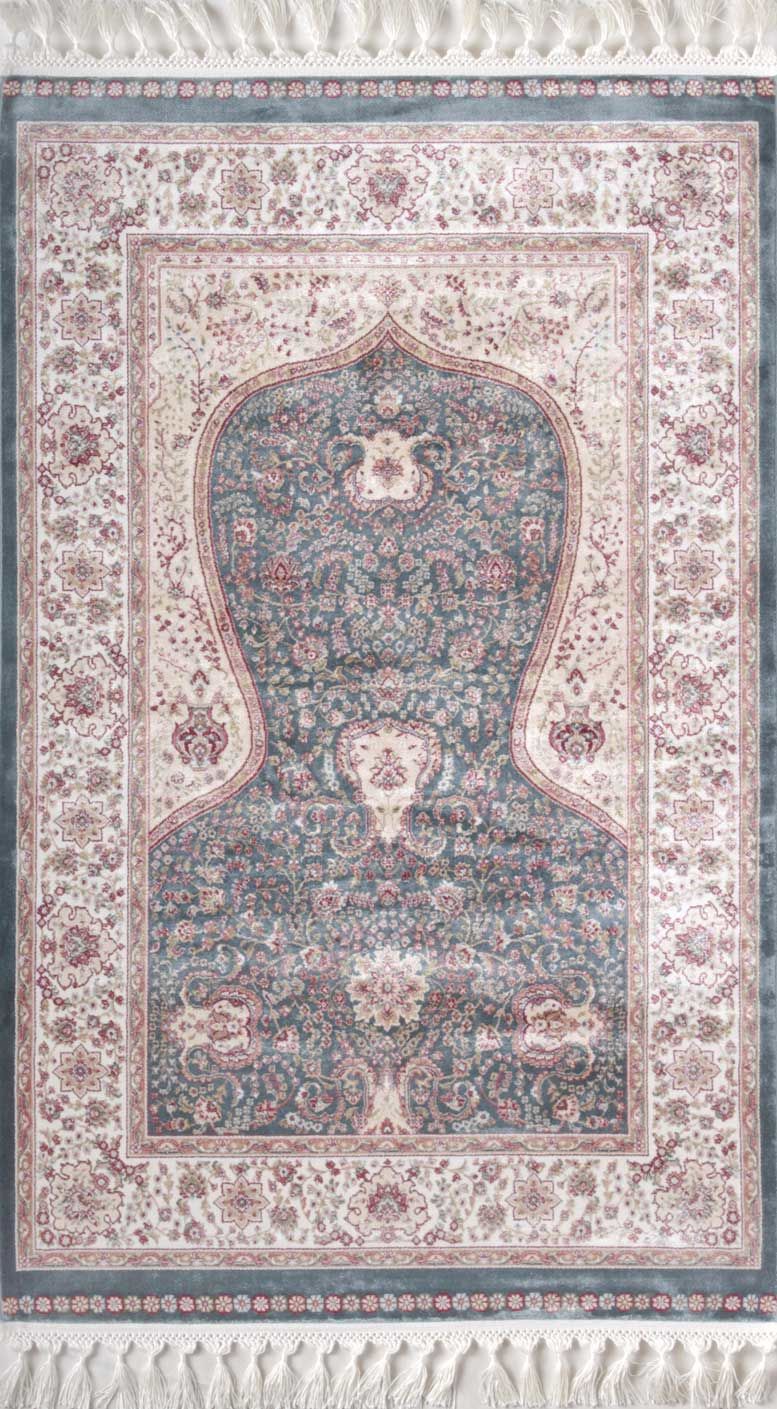 Lacivert Yumuşak ve Parlak Namazlık