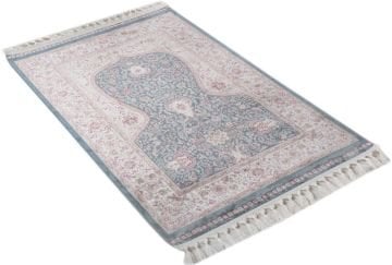 Lacivert Yumuşak ve Parlak Namazlık