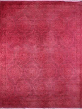 Modernize Edilmiş Ottomon Desenli Bordo Halı