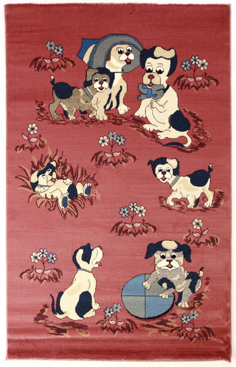 Pembe Koyunlu Çocuk Halısı