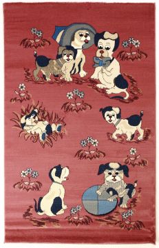 Pembe Koyunlu Çocuk Halısı