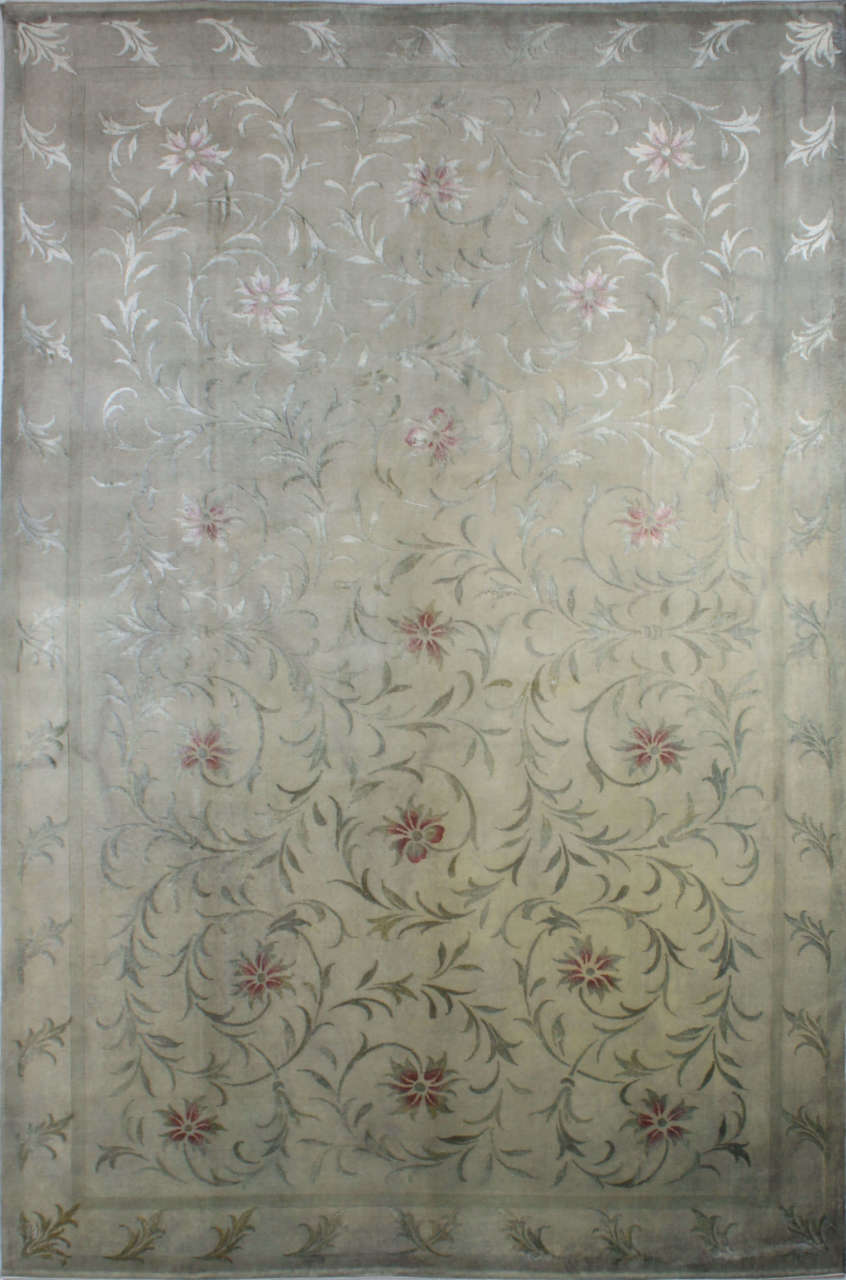 Desenleri Saf İpek Salon Halısı