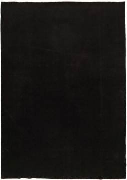İran düğümlü Çok Sık Dokuma Desensiz Siyah Halı
