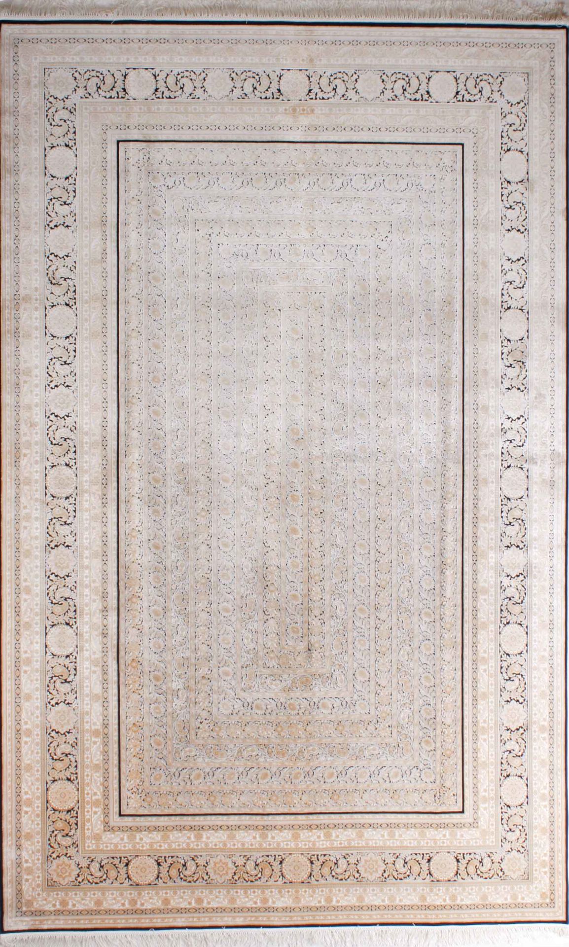 İpek Halı Görünümlü Bambu Salon Halısı