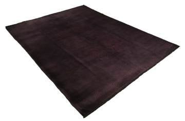 %100 Yün Desensiz Siyah El Halısı