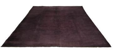 %100 Yün Desensiz Siyah El Halısı